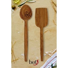 Tahta Kaşık Ahşap Kaşık Ahşap Spatula Servis Spatulası Sunum Seti Yemek Kaşığı Zeytin Ağacı