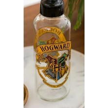 Hogwarts Baskılı Cam Matara 500 ml