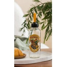 Hogwarts Baskılı Cam Matara 500 ml