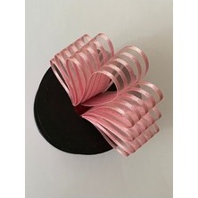 Çizgili Şifon Kurdele (Kurdale) 2.5cm x 20METRE. Renk No:9