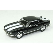 1967 Chevrolet Camaro Z/28 (Şeritli) - Çek Bırak 5inch Lisanslı Model Araba Oyuncak Araba 1:37 Ölçek