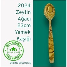 Ceren Wooden Zeytin Ağacı 8 Parça Yemek Seti Handmade Ahşap Kaşık Çatal Tahta Kaşık Çatal