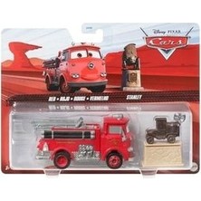 Cars Ikili Karakter Araçlar Red - Rojo & Stanley DXV99-HLH62