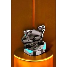 X15 Tws Ios ve Android Uyumlu Çift Mikrofonlu Oyuncu Rgb Işıklı Bluetooth 5.2 Tws Kulaklık X15