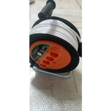 50 Metre Makaralı 3x2.5 mm Uzatma Kablosu Tam Kesit ( Isıtıcı , Kaynak Mak. Vb. Uygundur)