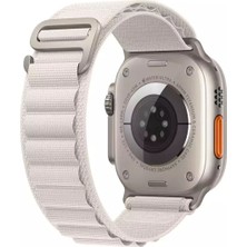 Forzacase Apple Watch Ultra 2 49MM ile Uyumlu Uyumlu Kancalı Kumaş Kordon Kayış - FC269