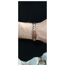 Bakır Top Başlı Kurt Başlı Saç Örgü Burgu Maskülen Feminen Unisex Gümüş Kaplama Bakır Bileklik