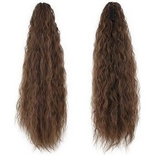 Mini Club Tokalı Kabartılmış Dalgalı At Kuyruğu Kumral