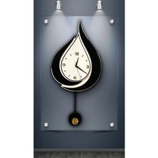 Retro Dmr Damla Model Sarkaçlı Saat,ahşap Duvar Saati, Duvar Saati, Ahşap Saat, Wooden Wall Clock A