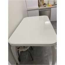 Parlak Beyaz 50X100 Yapışkanlı Folyo Mutfak Dolap ve Mobilya Kaplama Folyosu