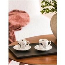 Lcw Home 2 Kişilik Porselen Kahve Fincan Takımı 90 ml