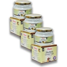 3 Kutu Hindistan Cevizi Yağı 250 gr Coconut Oil Soğuk Pres Yenilebilir Saf Top. 750 ml Yağ