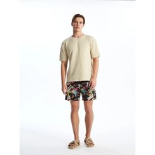 LC Waikiki Lcw Swımwear Kısa Boy Desenli Erkek Deniz Şortu