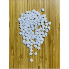 Oya, Abiye, Havlu, Takı, Örgü Vb. El Işleme Plastik Gözyaşı Damla Boncuk. 25GR. Tahmini 195 Adet.