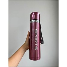 Sports 500ML Termos Pembe Paslanmaz Çelik