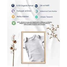 Lotus Baby Kısa Kollu %100 Pamuklu Kuş Tasarımlı Bebek Zıbın Body