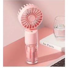 Mini Fan Şarjlı El Fanı Su Püskürtmeli Boyuna Asmalı Mini Klima Fan Vantilatör