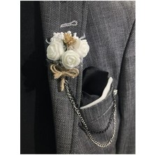 Araslar Beyaz Yaka Çiçeği - Damat Çiçeği - Sağdıç Çiçeği Zincirsizdir