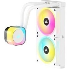 Corsaır 240MM H100I CW-9061005-WW Rgb AM5-1700P Sıvı Soğutmalı Işlemci Fanı Beyaz