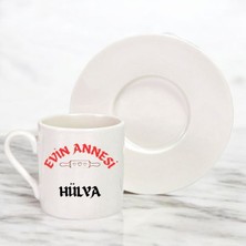 Nino Store Evin Annesi Baskılı Hediyelik Tekli Türk Kahvesi Fincanı