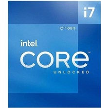 Intel Core I7 12700 25MB 12çekirdekli O/b UHD VGA 1700P 65W KUTUSUZ+120MM Sıvı Soğutmalı Işlemci Fanı