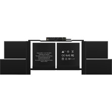 Modanom Apple MacBook Pro 15' Mid 2018 2019 Notebook Batarya Laptop Pil