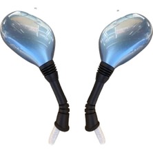 Super Moto Honda Spacy Alpha 110 Ayna Seti Oem Mavi _