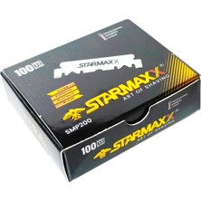 Starmaxx Superior Platinum Tek Taraflı Ustura Berber Tıraş Bıçağı 100 Adet Jilet