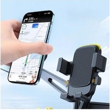 Crow'S Tech Motosiklet Ayna Bağlantılı Cep Telefonu Tutucu, Atv Bisiklet ,Darbeye Dayanıklı, Sarsıntı Önleyici