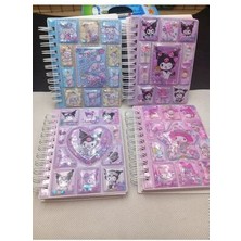 Sanrio Kawaii Kuromi My Melody Cinna Içi Sulu Kapaklı Mini Defter Okul Öncesi Öğrenci Hediyesi 1ADET