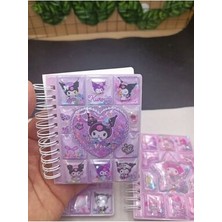 Sanrio Kawaii Kuromi My Melody Cinna Içi Sulu Kapaklı Mini Defter Okul Öncesi Öğrenci Hediyesi 1ADET