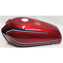 Super Moto  Cg - Agk Benzin Deposu Kırmızı Renk Şamandırasız 11 Litre Yakıt Tankı