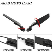 Super Moto  Motosiklet Kanat Ayna ( Yarasa Ayna ) Uyumlu Modeller Ilan Detayında