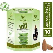 Aloe Vera / 10 Adet Geri Akışlı Tütsü Backflow Cones 10 Pcs Geri Akış Tütsü Konikleri