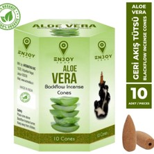 Aloe Vera / 10 Adet Geri Akışlı Tütsü Backflow Cones 10 Pcs Geri Akış Tütsü Konikleri