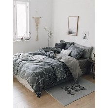 Plandora Nevresim Takımı ÇiftKişilik Gri 200x220 cm