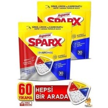 Sparx Bulaşık Makinesi Kapsülü 30'lu x 2 Paket (60 Yıkama)