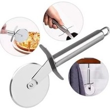 Paslanmaz Çelik Pizza ve Hamur Kesici (Büyük Boy)