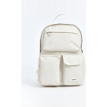 LC Waikiki Lcw Accessorıes Bej Çok Bölmeli Kadın Sırt Çantası