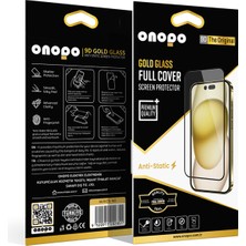 Onopo Apple iPhone 16 Anti Static 9d Tam Ekran Cam Ekran Koruyucu