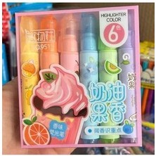 Oyuncakçı Savaş & Europe Shop Sanrio Sevimli Kokulu Fosforlu Kalem 6 Adet