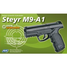 Asg Steyr M9A1 Siyah Airsoft Tabanca