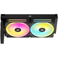 Corsaır 240MM H100I CW-9061001-WW Rgb AM5-1700P Sıvı Soğutmalı Işlemci Fanı