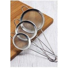Çay Süzgeci Paslanmaz Metal Çay Süzgeci Bitki Çayı Demleme Süzgeç Çok Amaçlı 3 Lü Set
