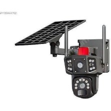 Apronx 6mp Solar 3.6 mm APX-WSP344 4g Çift Kamera 32 LED Wifi Ptz