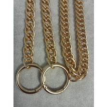 Hobi Durağı 115 cm Çift Örgü Gold Çanta Zinciri