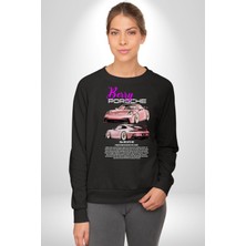 Berry Porsche 911 Gt3 Rs Kadın Erkek Siyah Sweatshirt