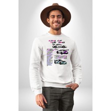 Porsche 911 Gt 3 Rs Kadın Erkek Beyaz Sweatshirt