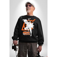 Angemiel Naruto Shippuden Gizli Işareti Kadın Erkek Siyah Sweatshirt