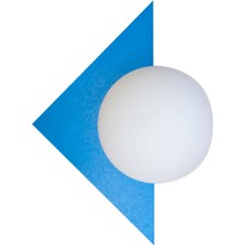D-Light Üçgen Aplik Mavi